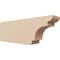 Ekena Millwork 4in. W x 8in. H x 24in. L New Brighton Woodgrain TimberThane Rafter Tail, Primed Tan RFTUR04X08X24NEBRCPR - alternate 1
